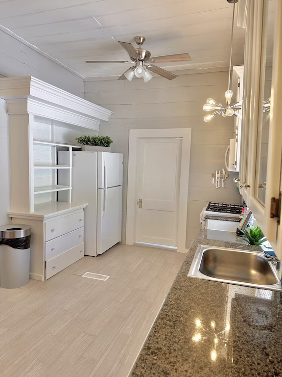 Plenty of shelving space for food.
