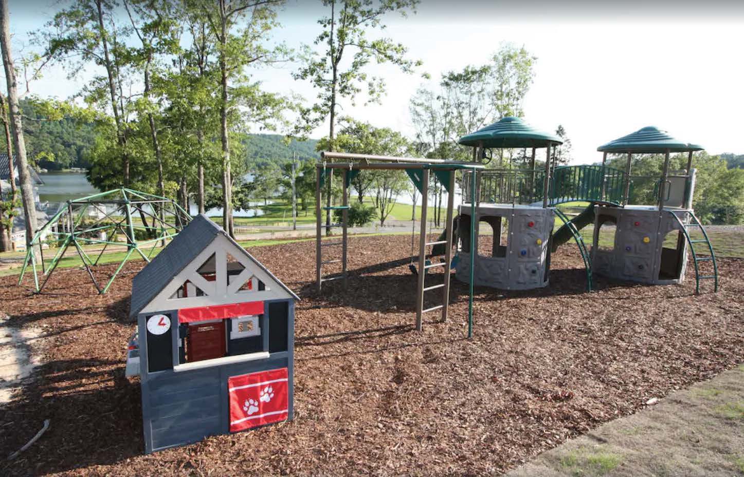 Playground shared with other guest on the property. The kids LOVE this spot!