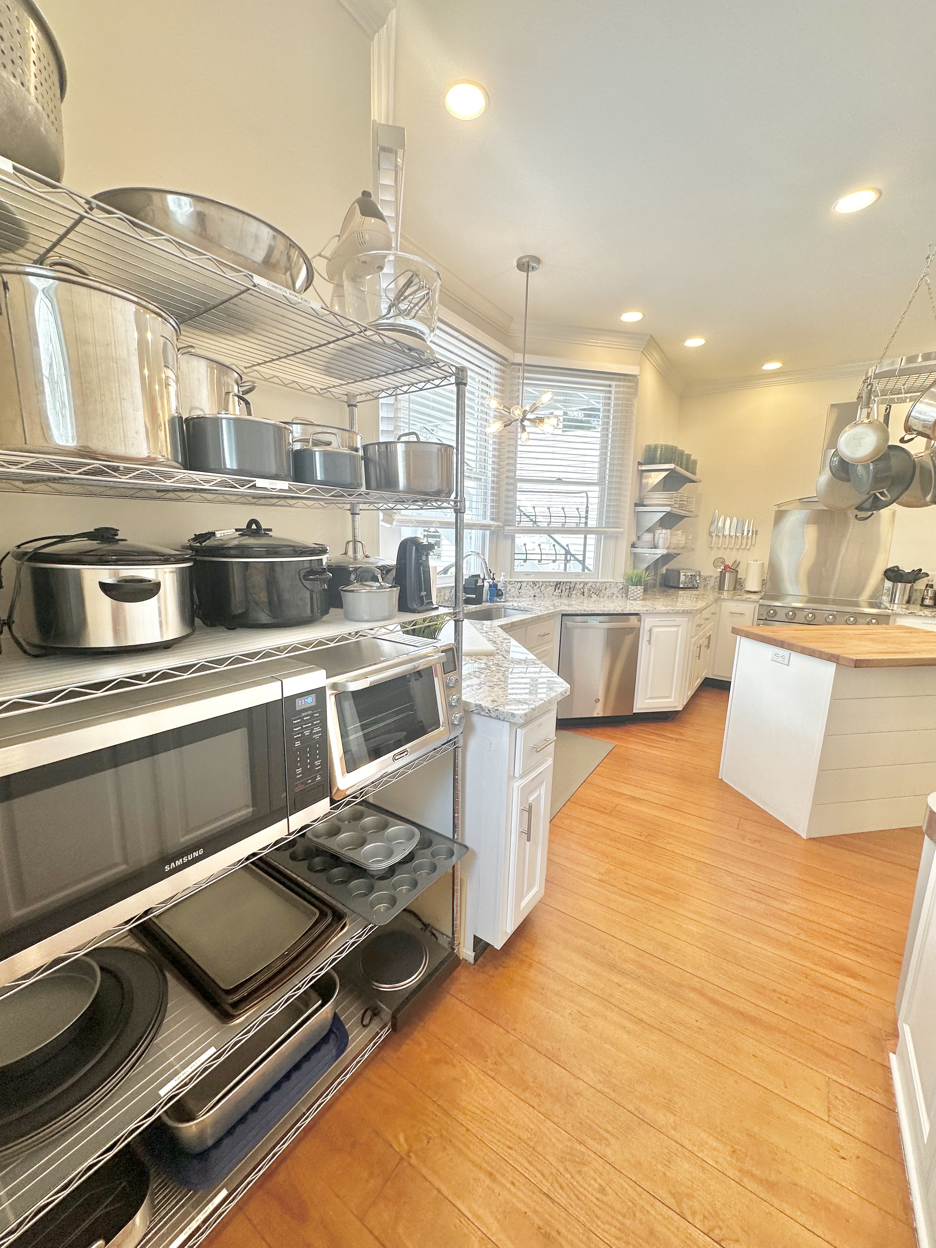 We provided almost everything but food & clothes. Ask us for our items stocked list when you book!